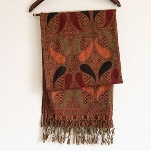 Silk and Pashmina Shawl Scarf Wrap